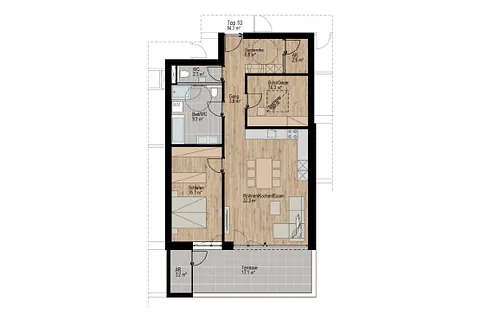 2,5-Zimmer Wohnung