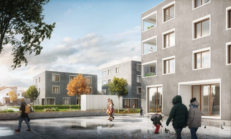 Wohnbau Neubau in der Arlbergstraße